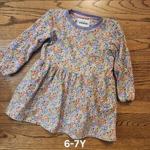 Boden Multicolor Floral Kids Dress